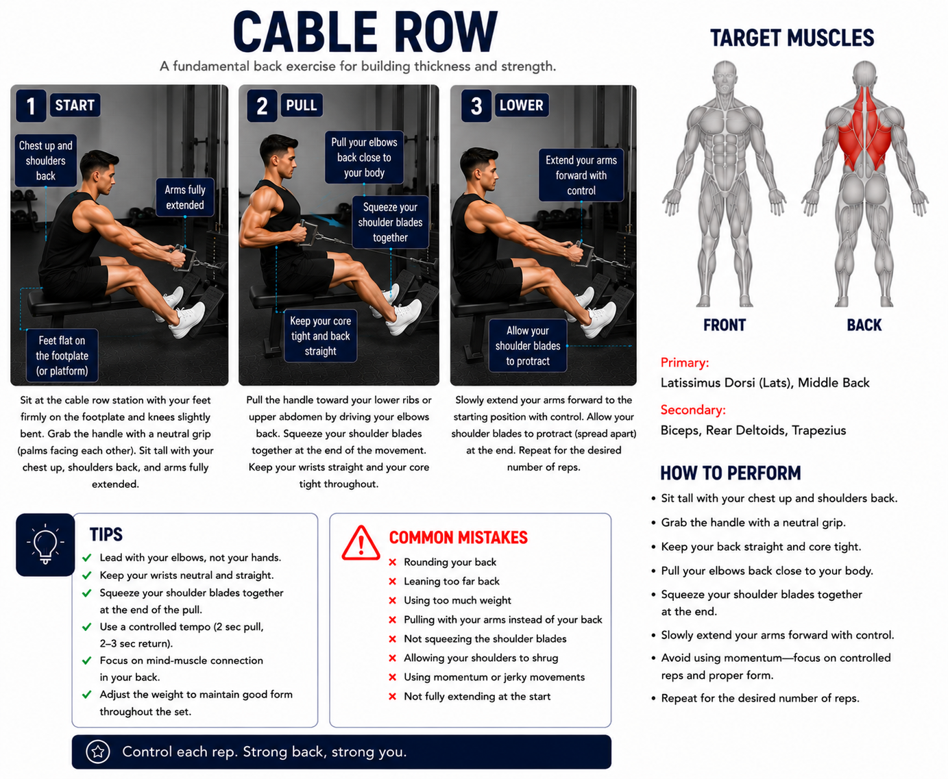Cable Row