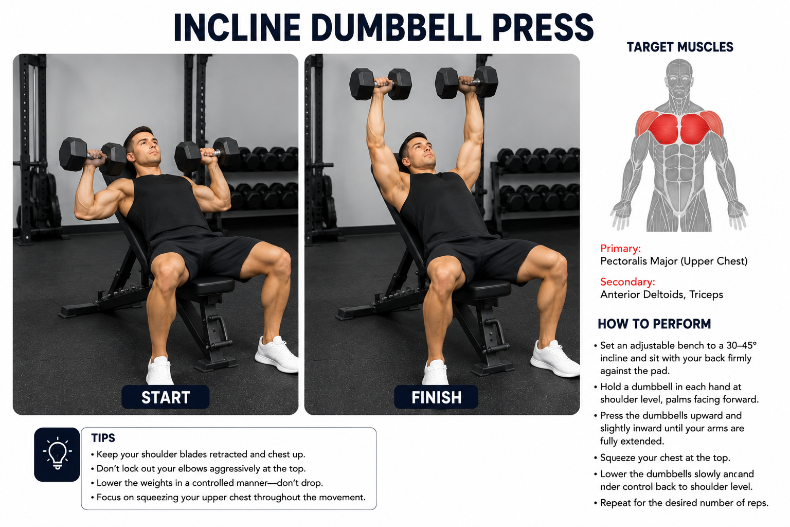 Incline Dumbbell Press