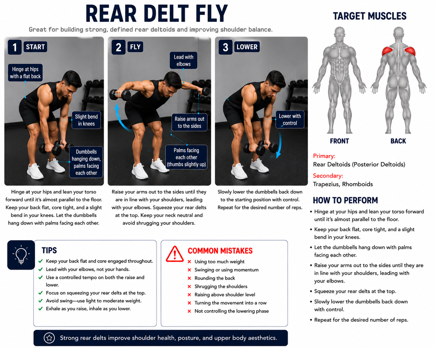 Rear Delt Fly