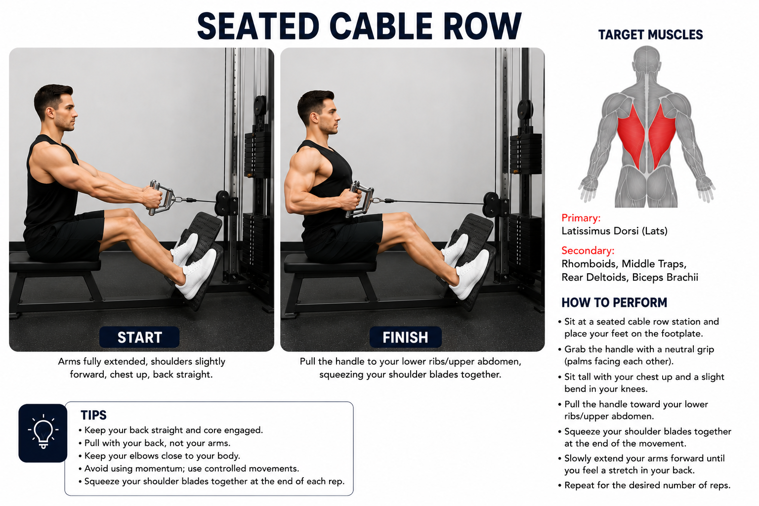 Seated Cable Row