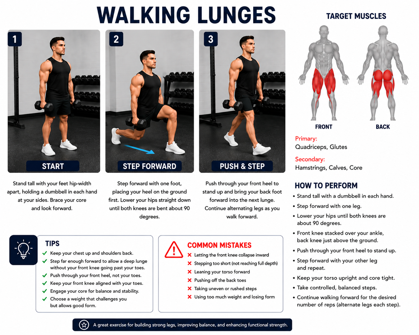 Walking Lunges